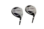 MEN'S LEFT or RIGHT HAND MAGNUM XS EDITION FAIRWAY WOODS SET: #7 & #9 FAIRWAY WOODS with GRAPHITE SHAFTS..FREE HEAD COVERS: CHOOSE FLEX & LENGTH